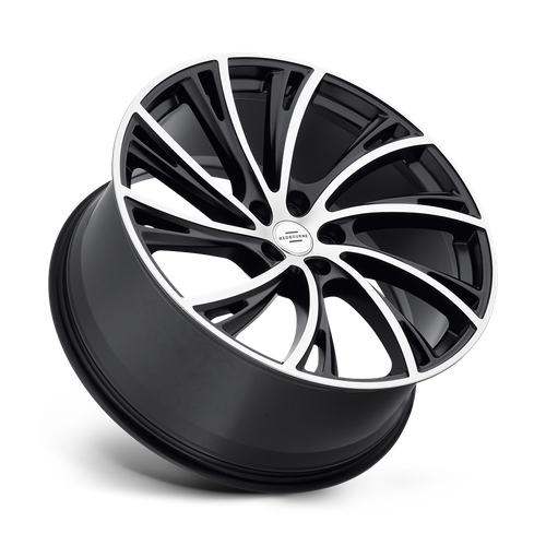 RedBourne NOBLE 20X9.5 32 5X120/5X4.72 MATTE BLACK W/ MATTE MACHINED FACE
