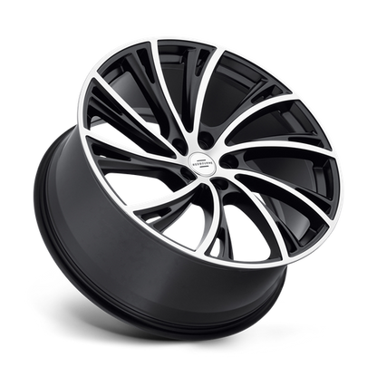 RedBourne NOBLE 20X9.5 32 5X120/5X4.72 MATTE BLACK W/ MATTE MACHINED FACE