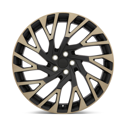 RedBourne WESTMINSTER 22X10 37 5X120/5X4.72 MATTE BLACK W /MACHINED FACE & DARK MATTE TINT