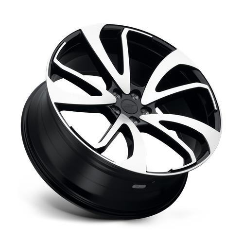 RedBourne VINCENT 22X10.5 32 5X120/5X4.72 GLOSS BLACK W/ MIRROR CUT FACE - DIRECTIONAL