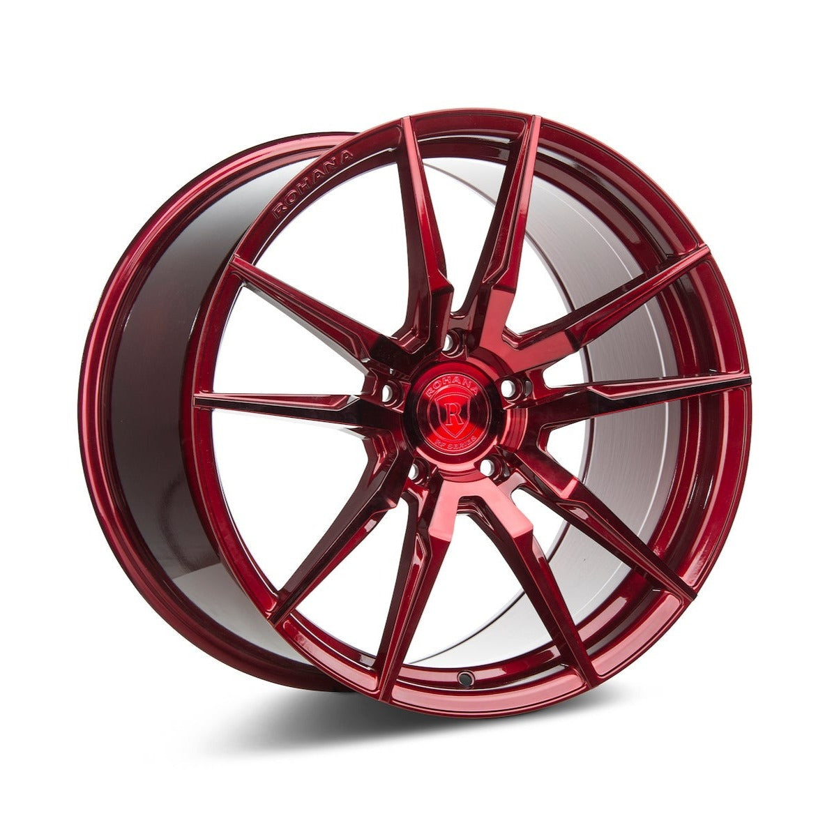 Rohana RFX2 Wheel, 20X12, 5-130, +60, Gloss Red - RFX220125130R60M