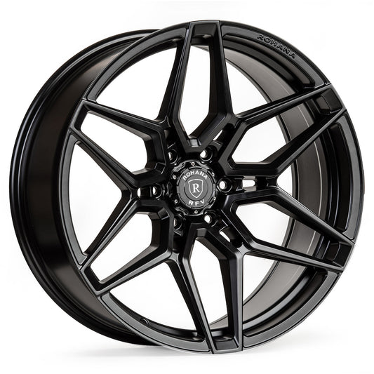 Rohana RFV2 Wheel, 22x9.5, 6-139, 0, Matte Black - RFV222956139MB0