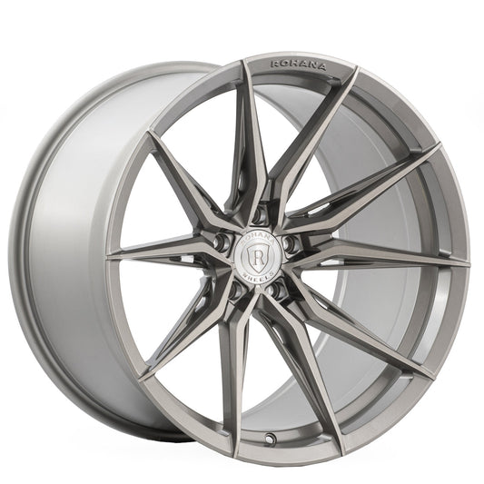 Rohana RFX13 Wheel, 20X11, 5-120, +35, Brushed Titanium - RFX1320115120BT35