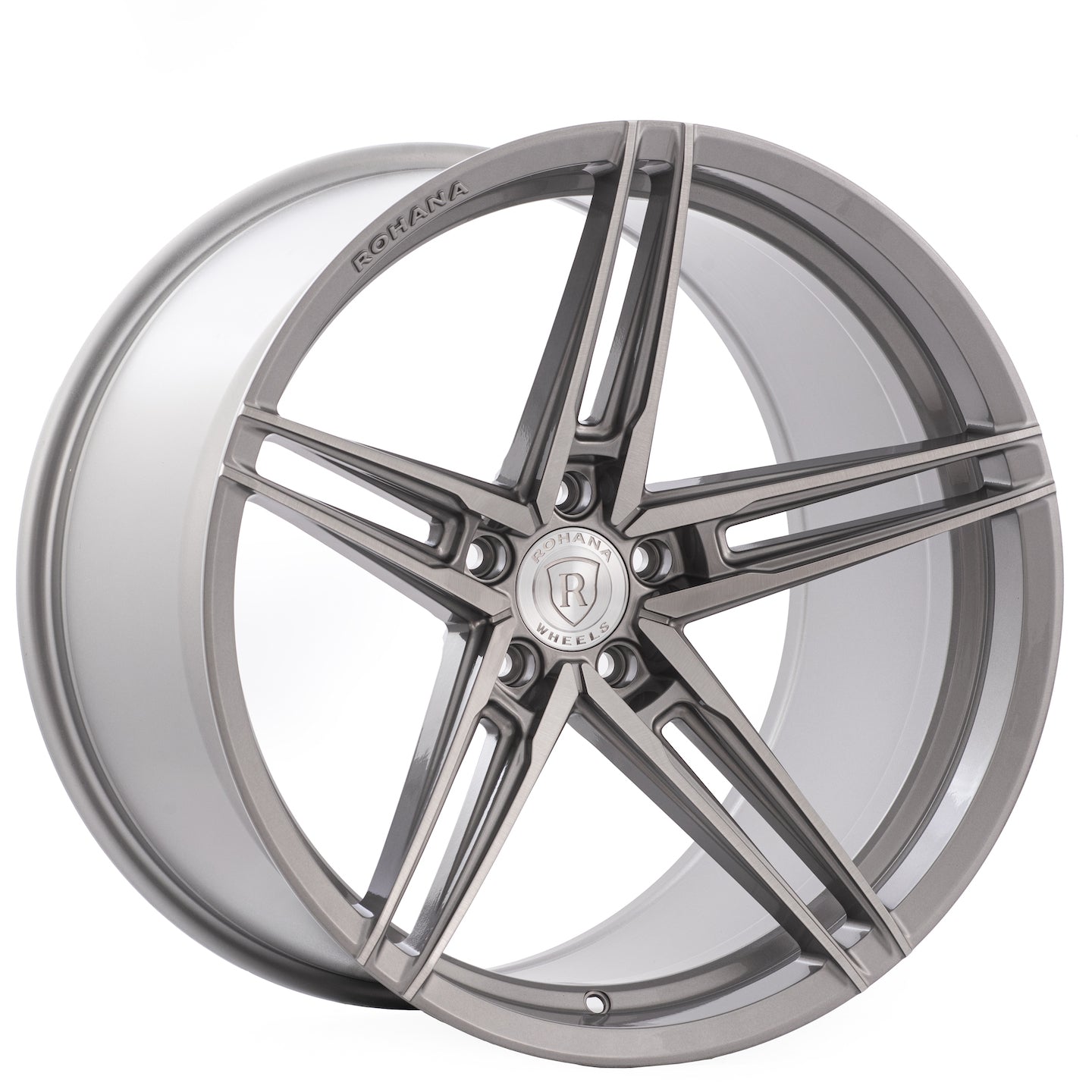 Rohana RFX15 Wheel, 20X9, 5-120, +35, Brushed Titanium - RFX152095120BT35