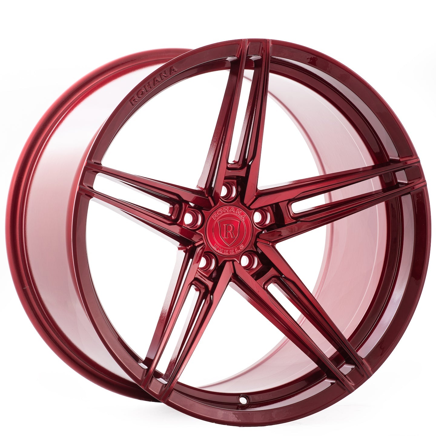 Rohana RFX15 Wheel, 20X11, 5-120, +28, Gloss Red - RFX1520115120R28