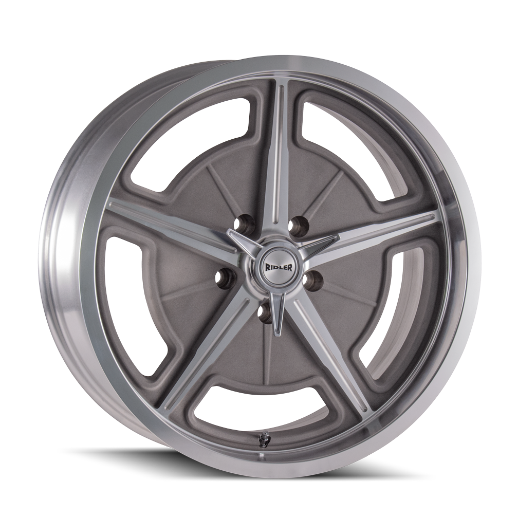 RIDLER 605 18X9.5 0 5x114.3 MACHINED SPOKES & LIP
