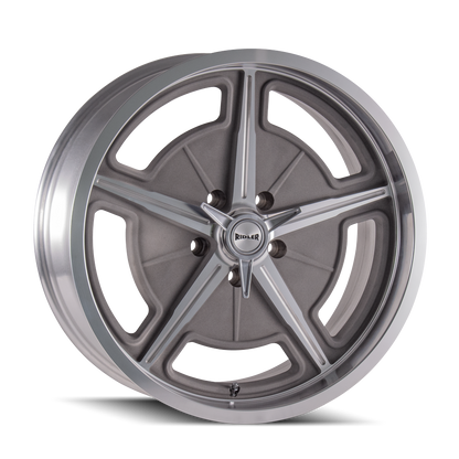 RIDLER 605 17X8 0 5x114.3 MACHINED SPOKES & LIP