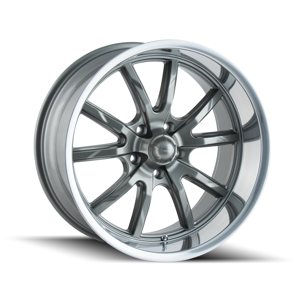 RIDLER 650 650 20X10 0 5x114.3 GREY/POLISHED LIP