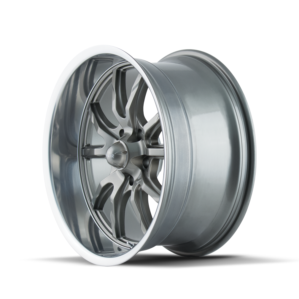 RIDLER 650 650 15X8 0 5x114.3 GREY/POLISHED LIP