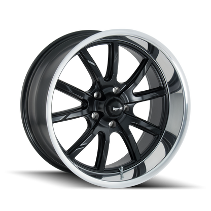 RIDLER 650 650 22X9.5 18 5x120 MATTE BLACK/POLISHED LIP