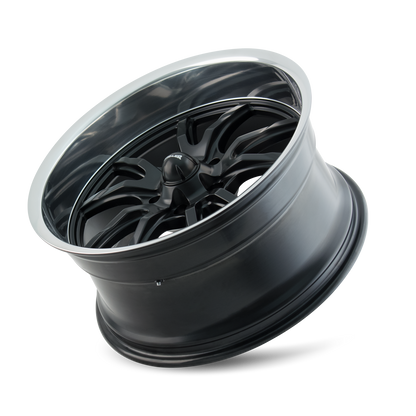 RIDLER 650 650 18X8 0 5x127 MATTE BLACK/POLISHED LIP