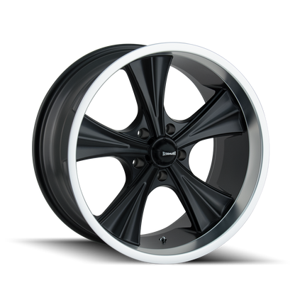 RIDLER 651 651 18X8 0 5x120.65 MATTE BLACK/MACHINED LIP
