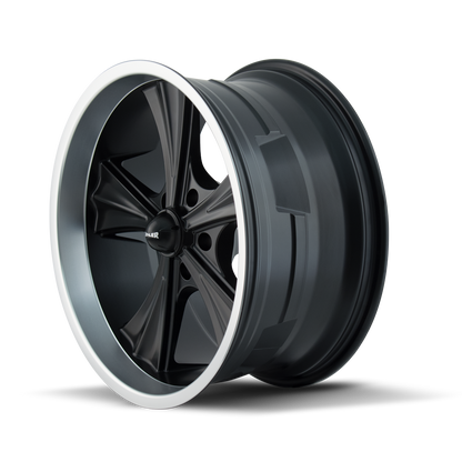 RIDLER 651 651 18X8 0 5x120.65 MATTE BLACK/MACHINED LIP