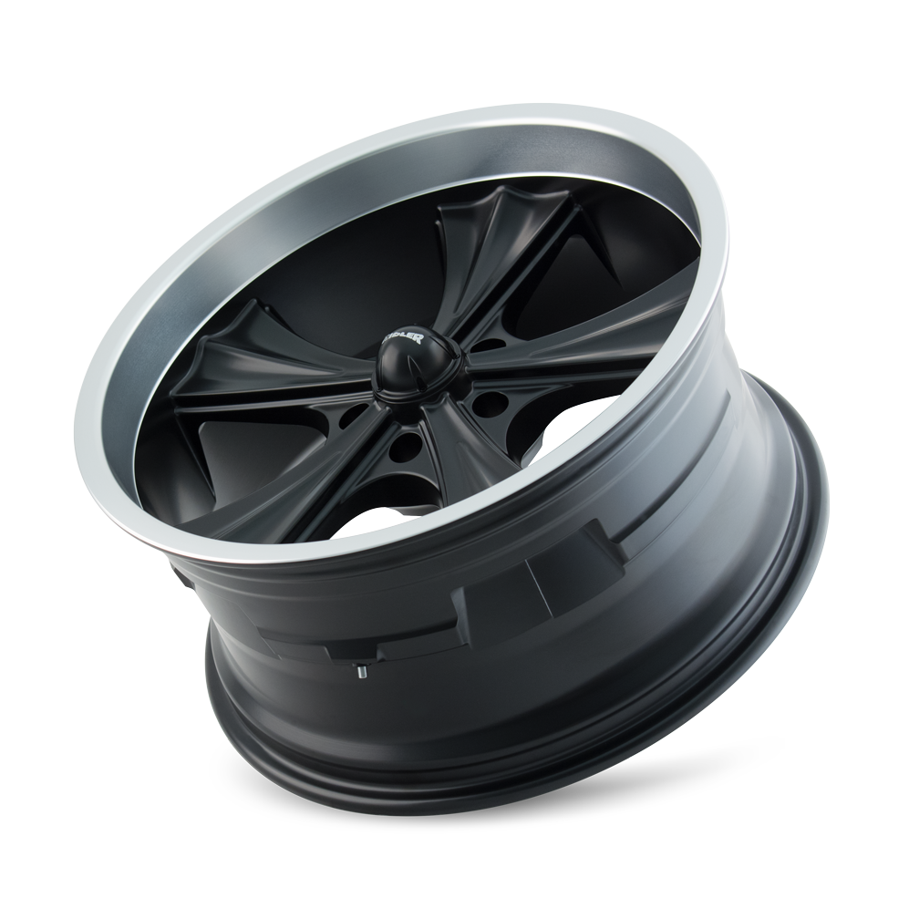 RIDLER 651 651 18X9.5 0 5x127 MATTE BLACK/MACHINED LIP