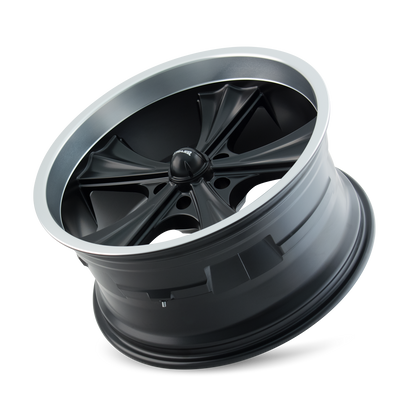 RIDLER 651 651 18X8 0 5x120.65 MATTE BLACK/MACHINED LIP