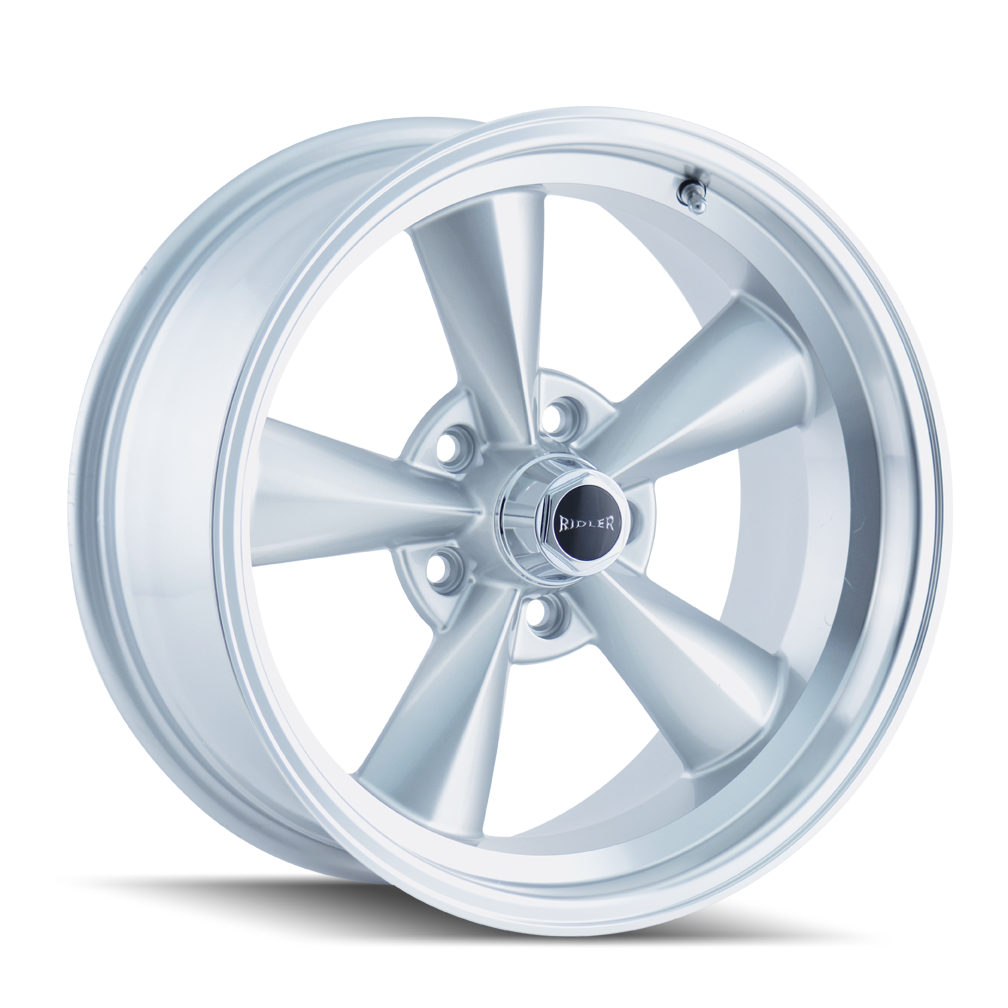 RIDLER 675 675 15X7 0 5x120.65 SILVER/MACHINED LIP