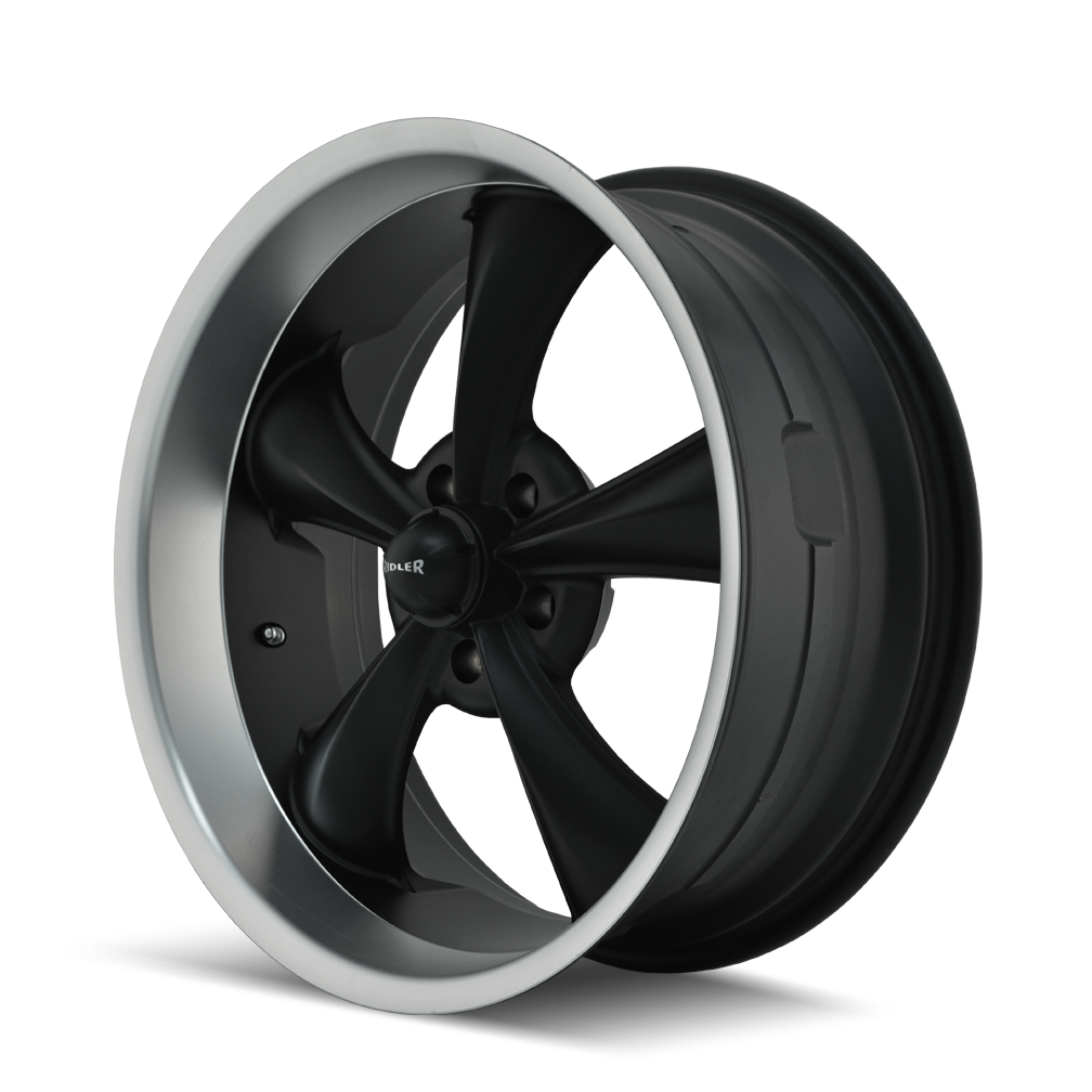 RIDLER 695 695 18X8 0 5x127 MATTE BLACK/MACHINED LIP