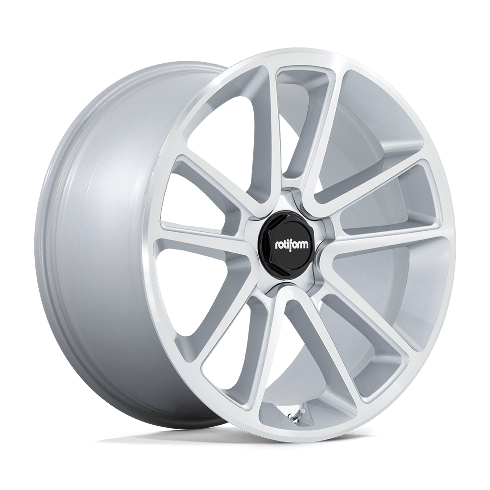 ROTIFORM 1PC R192 BTL 21X10.5 38 5X112 GLOSS SILVER WITH MACHINED FACE