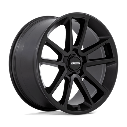 ROTIFORM 1PC R194 BTL 21X10.5 38 5X112 MATTE BLACK WITH BLACK CAP AND INSIDE SPOKE DETAILS