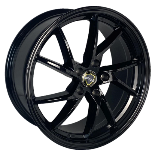 ELEGANCE SHARP 18x8 35 5x114.3 Gloss Black – Wheels Below Retail