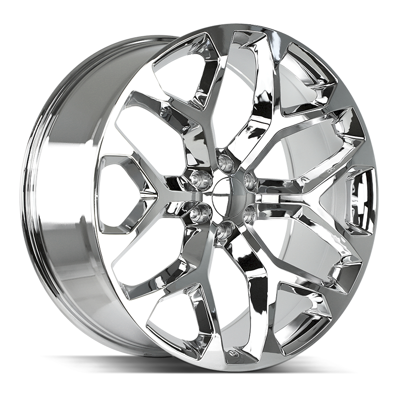 Strada Replica SnowFlakes 24x10 +31 6x139.7 | 35x12.50R24 Kenda KR601 RT GMC LIFTED
