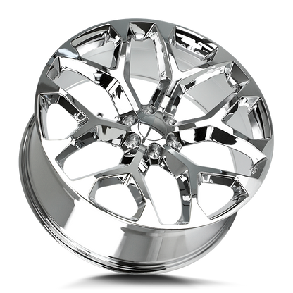 SNOWFLAKE 22x9 31 6x139.7 CHROME
