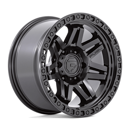 FUEL 1PC D810 SYNDICATE 17X9 1 6X139.7 BLACKOUT C-BORE 106.1