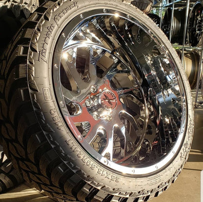Xtreme Force XF-8 22x12 -44 6x139.7 (6x5.5) Chrome L