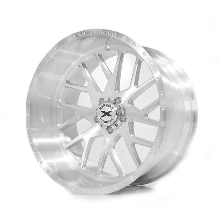 Xtreme Forged 003 24x12 6x135 Silver Brush