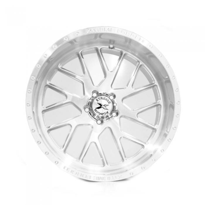 Xtreme Forged 003 24x14 8x165.1 (8x6.5) Silver Brush