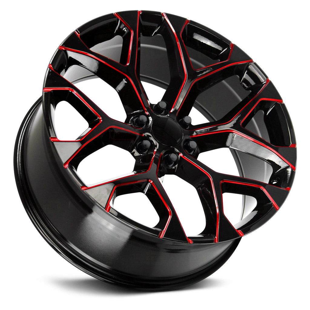 Snowflake Replica 22x9 +31 6x139.7 (6x5.5) | Wheels Below Retail