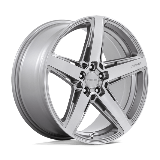 NICHE 1PC M270 TERAMO 20X9.5 22 5X120/5X4.72 ANTHRACITE BRUSHED FACE TINT CLEAR
