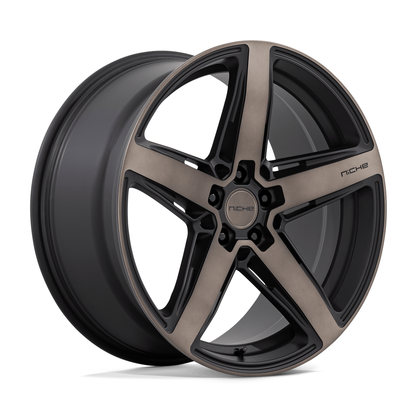NICHE 1PC M271 TERAMO 20X11 50 5X114.3 MATTE BLACK WITH DOUBLE DARK TINT FACE