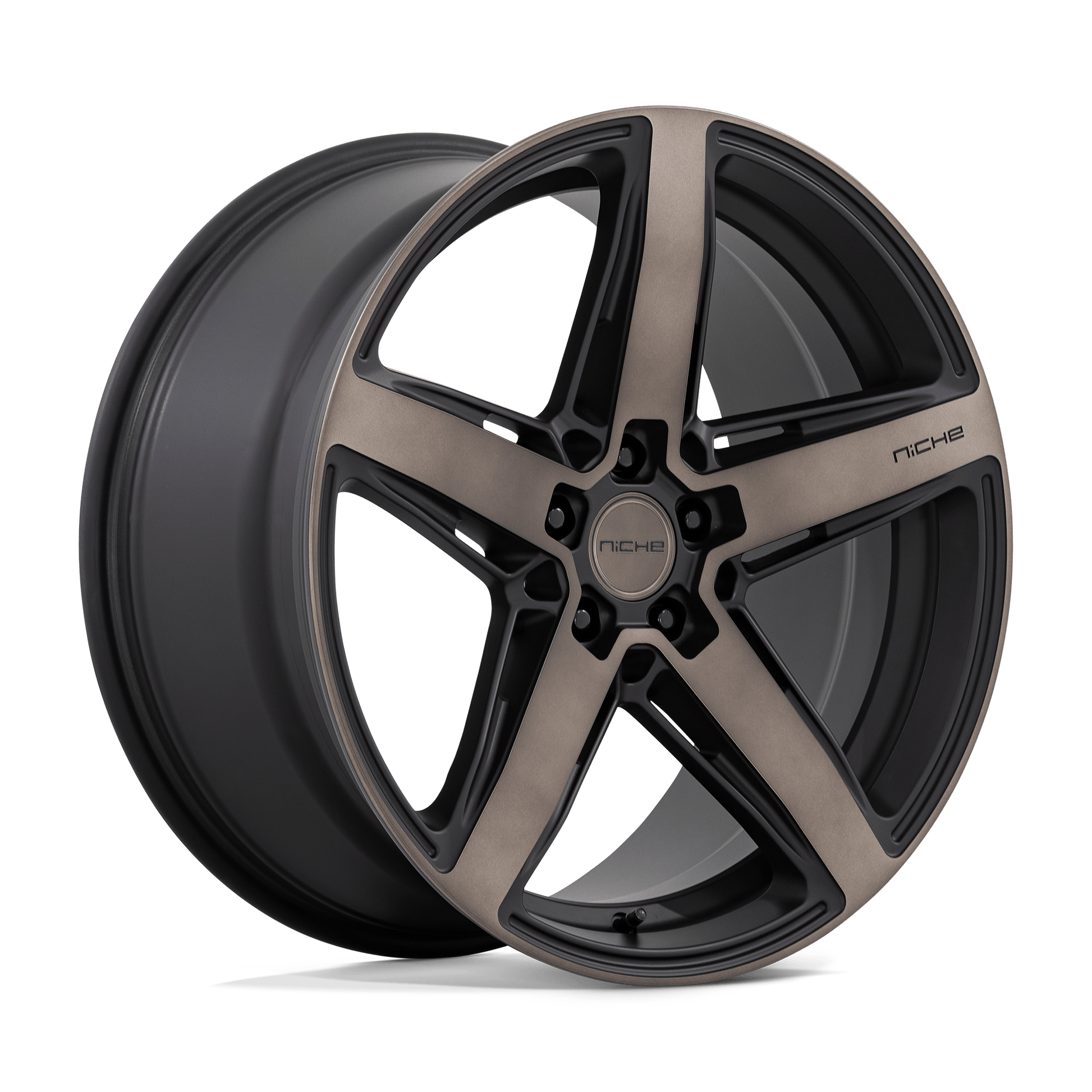 NICHE 1PC M271 TERAMO 20X10.5 35 5X120 MATTE BLACK WITH DOUBLE DARK TINT FACE