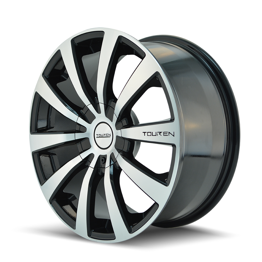 TOUREN TR3 3130 18X8 40MM 5x100/5x114.3 72.62MM BLACK/MACHINED FACE/MACHINED LIP
