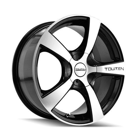 TOUREN TR9 3190 22X9.5 40MM 5-112/5-120 74.1MM BLACK/MACHINED FACE/MACHINED LIP