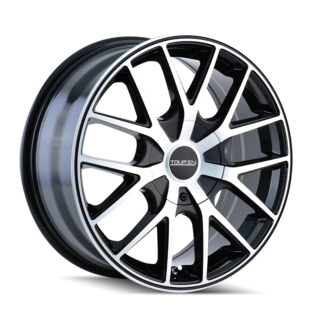 TOUREN TR60 3260 20X8.5 20MM 5-114.3/5-120 74.1MM BLACK/MACHINED FACE/BLACK RING
