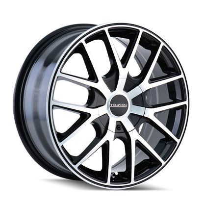 TOUREN TR60 3260 17X7.5 42MM 5x105/5x114.3 72.62MM BLACK/MACHINED FACE/BLACK RING