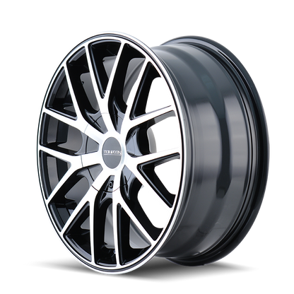 TOUREN TR60 3260 16X7 42MM 5-110/5-115 72.62MM BLACK/MACHINED FACE/BLACK RING