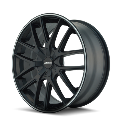 TOUREN TR60 3260 18X8 40MM 5-110/5-115 72.62MM MATTE BLACK/MACHINED RING