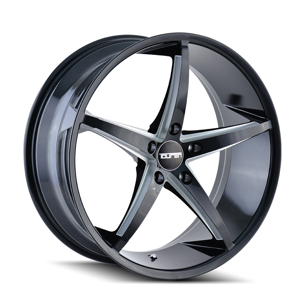 TOUREN TR70 3270 18X8 35MM 5-112 66.56MM BLACK/MILLED SPOKES