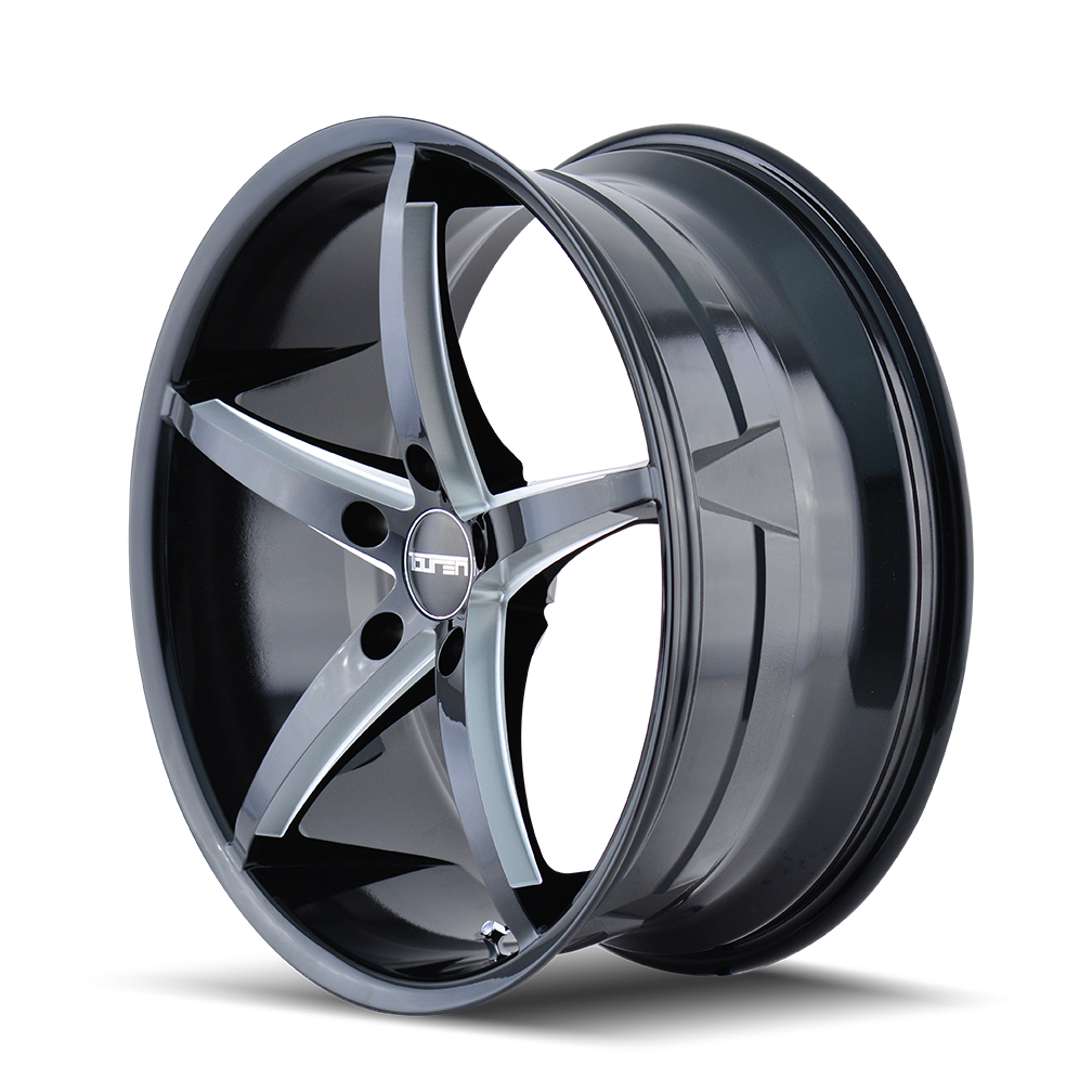 TOUREN TR70 3270 18X8 35MM 5-112 66.56MM BLACK/MILLED SPOKES