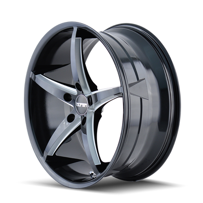 TOUREN TR70 3270 18X8 35MM 5-112 66.56MM BLACK/MILLED SPOKES