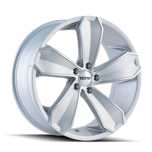 TOUREN TR71 3271 18X8 35MM 5-112 66.56MM GLOSS SILVER/MACHINED FACE