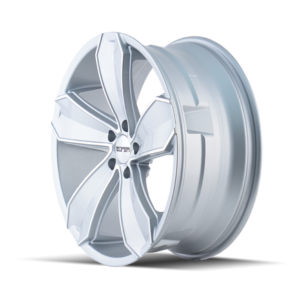 TOUREN TR71 3271 20X8.5 30MM 5-120 74.1MM GLOSS SILVER/MACHINED FACE
