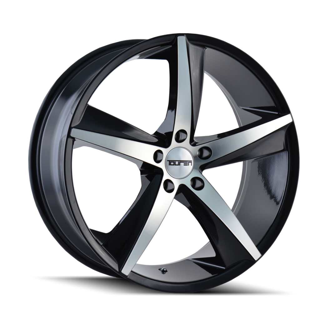 TOUREN TR72 3272 20X10 40MM 5x112 66.56MM GLOSS BLACK/MACHINED FACE
