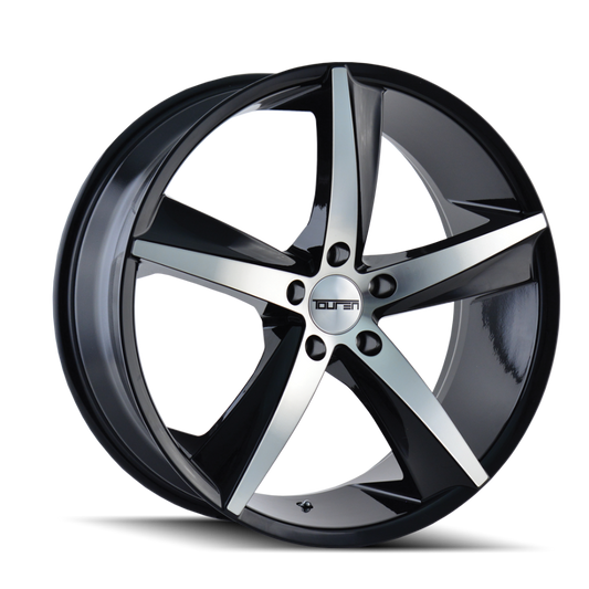 TOUREN TR72 3272 20X8.5 30MM 5-120 74.1MM GLOSS BLACK/MACHINED FACE