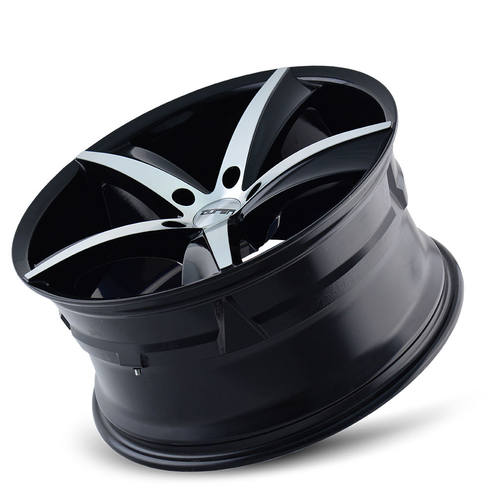 TOUREN TR72 3272 20X10 40MM 5x114.3 72.62MM GLOSS BLACK/MACHINED FACE