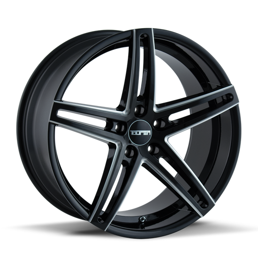 TOUREN TR73 3273 20X8.5 30MM 5-120 74.1MM BLACK/MILLED SPOKES