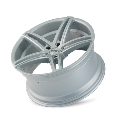 TOUREN TR73 3273 18X8 35MM 5-114.3 72.62MM GLOSS SILVER/MILLED SPOKES